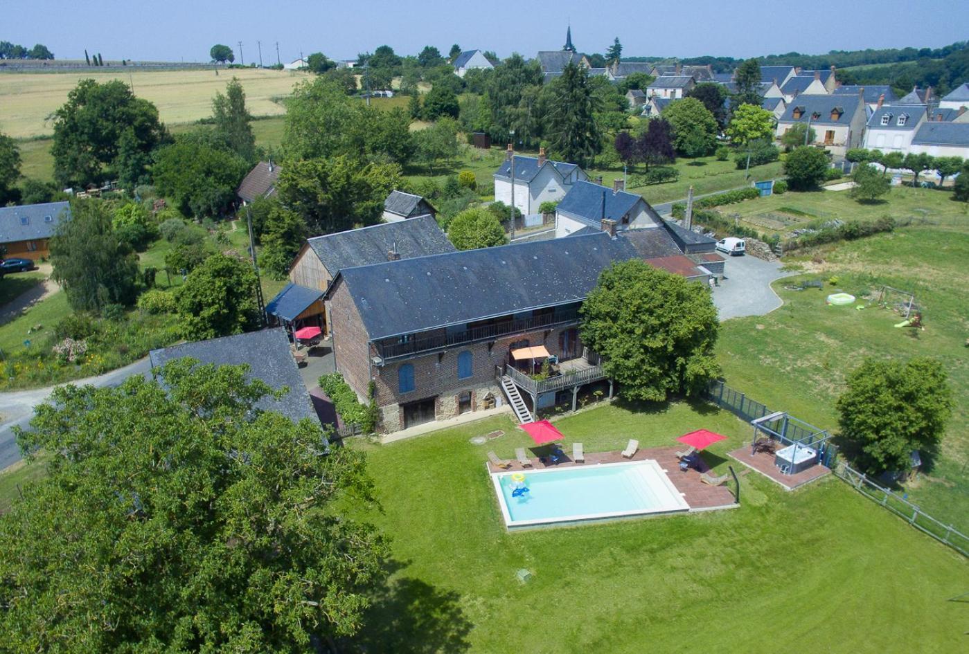 La Haute Forge Maison D'Hotes Thoiré-sur-Dinan الغرفة الصورة